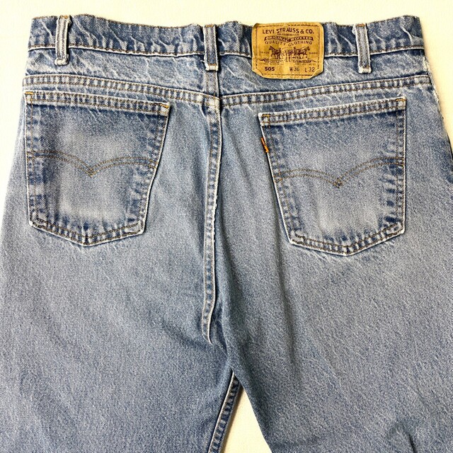 Levi's - リーバイス Levi's 505 デニム パンツ テーパード 色落ち