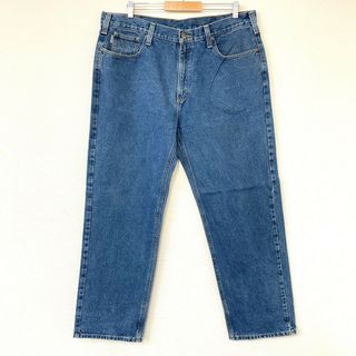 カーハート(carhartt)のカーハート Carhartt デニム パンツ 色落ち サイズ：W41 L32 インディゴ 【中古】  Relaxed Fit(スラックス/スーツパンツ)