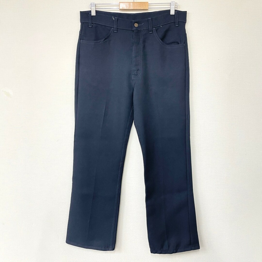 リーバイス Levi's 517 スタプレ ブーツカット スラックス サイズ：W35 L29 ダークネイビー 【Levis】