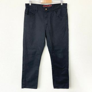 ディッキーズ(Dickies)のディッキーズ Dickies FLEXIBLE & DURABLE ワークパンツ テーパード 無地 サイズ：W36 L30 チャコールグレー 【中古】SLIM TAPER(スラックス/スーツパンツ)