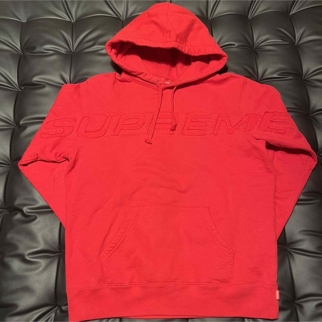 トップスSupreme Set In Logo Hooded Sweatshirt