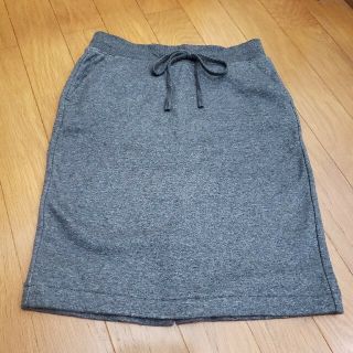 ユニクロ(UNIQLO)の❤UNIQLO❤ボアスウェットスカート/裏起毛膝丈スカート/Mサイズ/未使用商品(ひざ丈スカート)