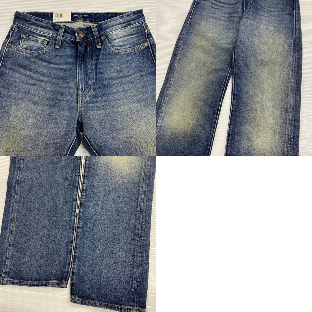 Euro Levi's MADE&CRAFTED RAIL STRAIGHT ユーロ リーバイス メイドアンドクラフテッド レイル ストレート  デニムパンツ MADE IN TURKEY インディゴ ヒゲ サイズ：W30 L33 【26468-0005】【新品】levis 新品