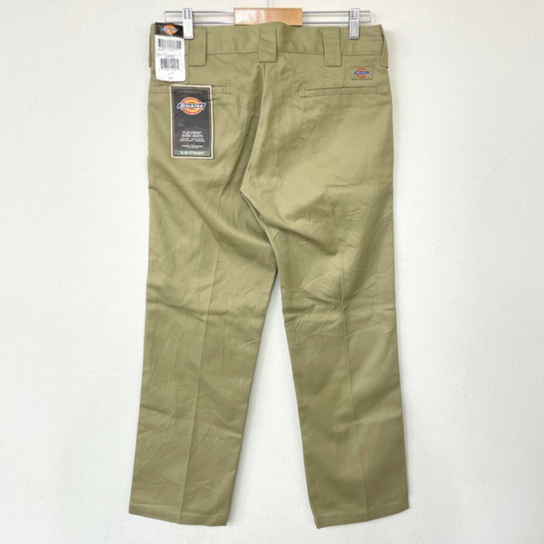 ディッキーズ Dickies 873 ワークパンツ チノパンツ 無地 サイズ：W33 L29.5 カーキ Deadstock デッドストック  SLIM STRAIGHT