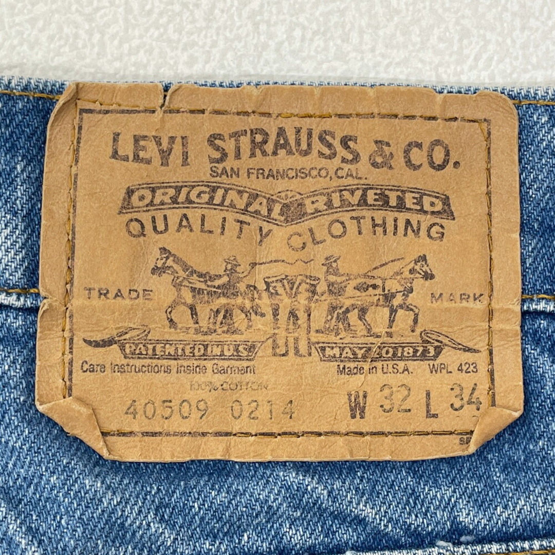リーバイス Levi's 509 デニム パンツ MADE IN U.S.A. サイズ：W32 L33.5 2