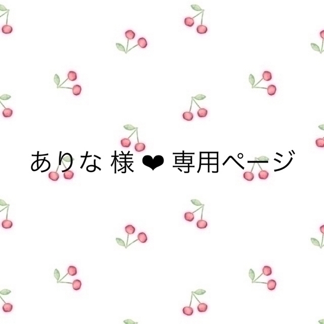 人気の春夏 ありな 様 ❤︎ 専用ページ その他 - cajaica.pe