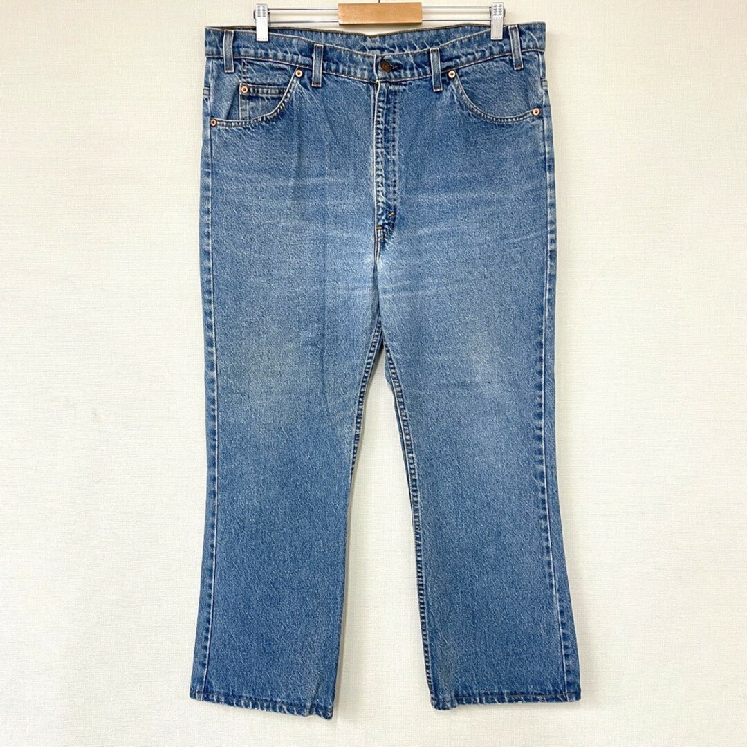 リーバイス Levi's 517 デニム パンツ ブーツカット 色落ち ヒゲ サイズ：W39 L28 インディゴ MADE IN U.S.A【Levis】