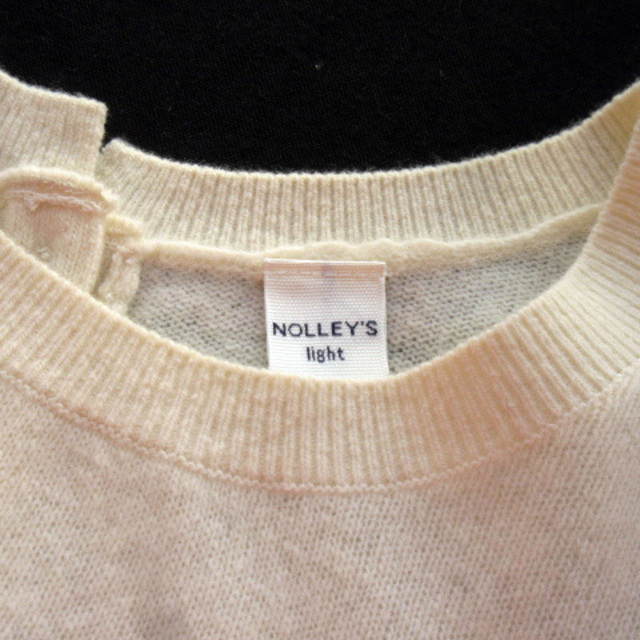 NOLLEY'S(ノーリーズ)のノーリーズ Nolley's light セーター ニット バックボタン レディースのトップス(ニット/セーター)の商品写真
