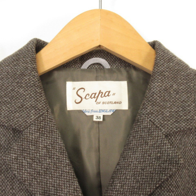 スキャパ SCAPA スーツ ジャケット スカート ウール 38 40