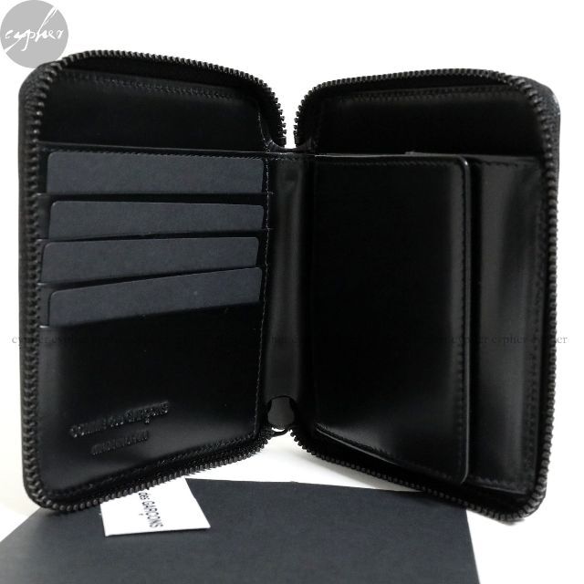 WALLET COMME des GARCONS 新品 コムデギャルソン ウォレット SA2100VB ベリー ブラック 財布 黒の通販 by  ○プロフ必読○'s shop｜ウォレットコムデギャルソンならラクマ