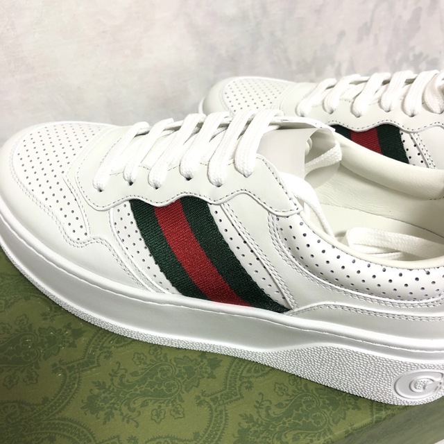 新品 未使用 Gucciグッチ ウィメンズ GG スニーカー 38 24cm 【 開梱