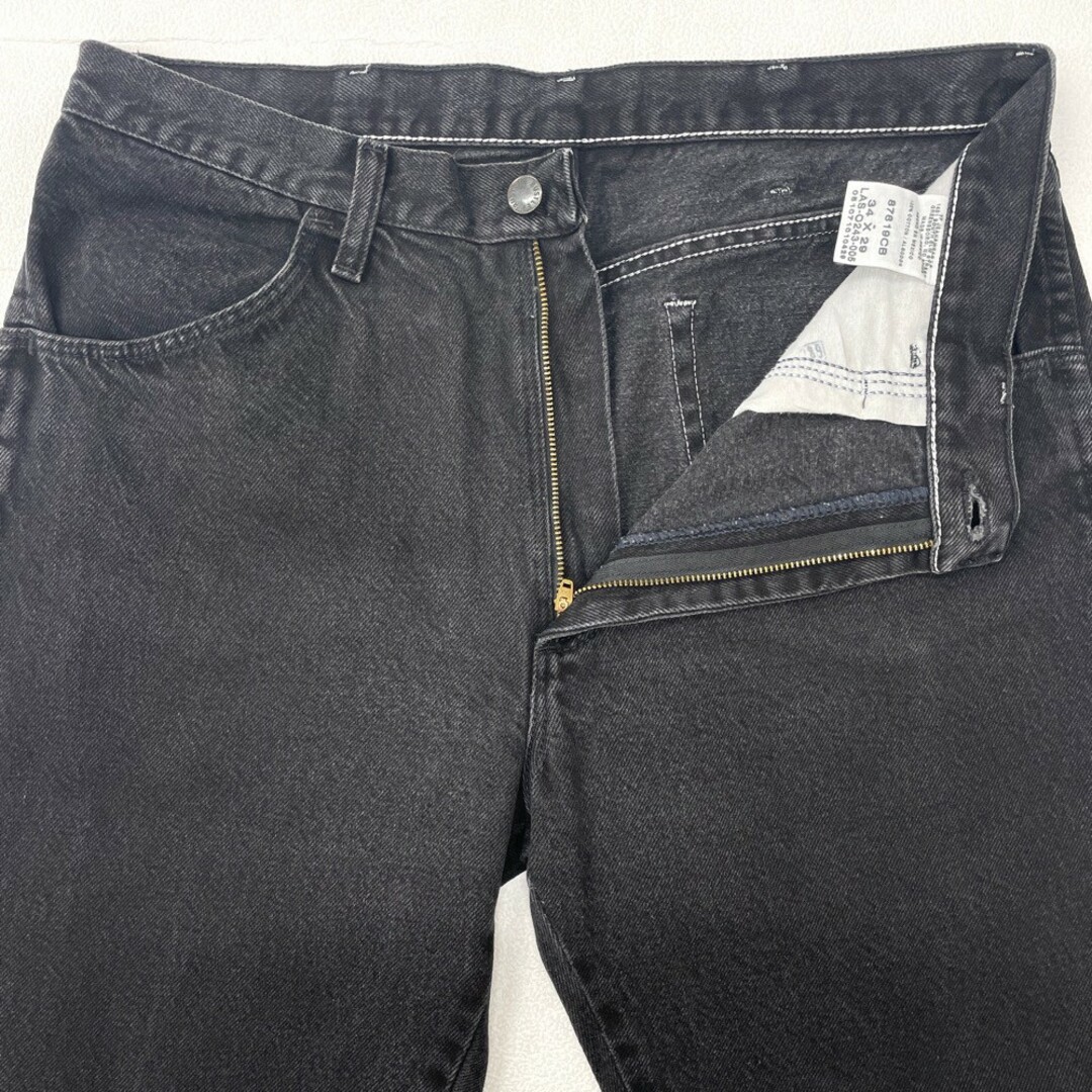 ラスラー RUSTLER デニム パンツ テーパード 色落ち サイズ：W35 L29.5 ブラック 【中古】 メンズのスーツ(スラックス/スーツパンツ)の商品写真