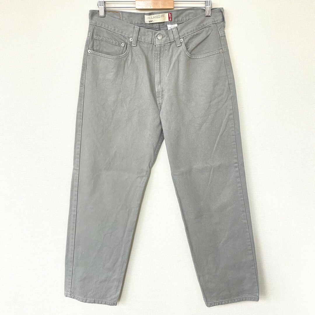 リーバイス Levi's 550 デニム パンツ テーパード 色落ち サイズ：W35 L29.5 グレー系 【Levis】 RELAXED FIT