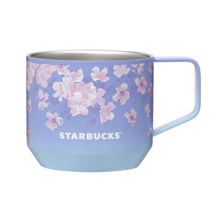 スターバックス(Starbucks)のSAKURA2023ステンレスマグブルー340ml(グラス/カップ)
