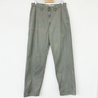 リーバイス(Levi's)のリーバイス シルバータブ バギー Levi's SILVERTAB BAGGY チノ パンツ 無地 サイズ：W35 L35 カーキグリーン古着 【中古】(スラックス/スーツパンツ)