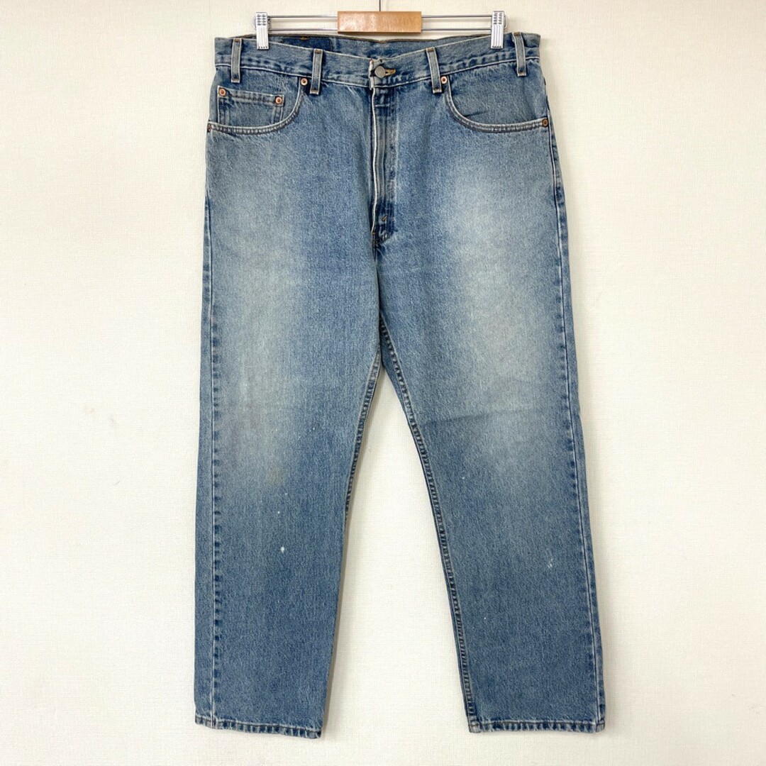 リーバイス Levi's 505 デニム パンツ テーパード 色落ち サイズ：W37 L30.5 インディゴ MADE IN U.S.A【Levis】 REGULAR FIT STRAIGHT LEG