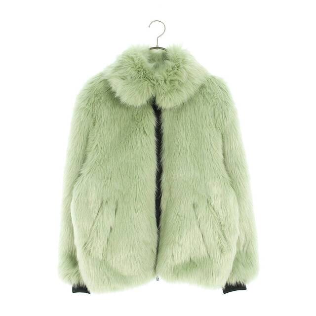 ナイキ ×アンブッシュ AMBUSH 18AW Reversible Faux Fur Coat Jacket AQ9225-390 リバーシブルフェイクファーブルゾン メンズ S