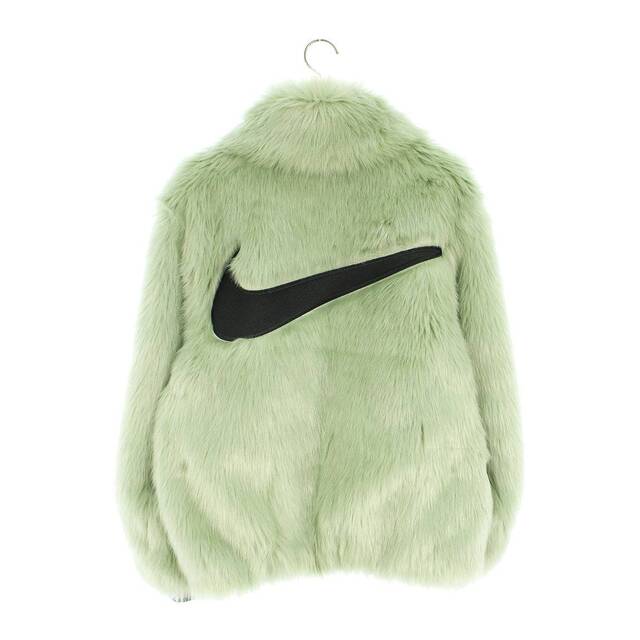 NIKE × AMBUSH reversible faux fur coat 黒