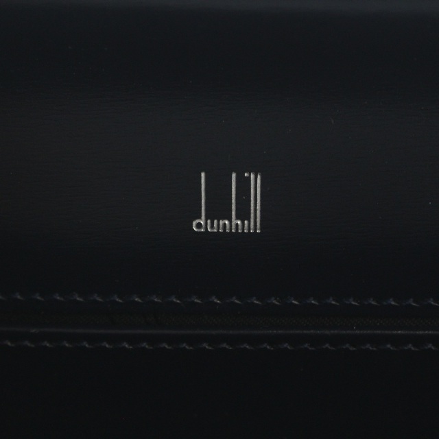 ダンヒル dunhill クラッチバッグ セカンドバッグ レザー 紺 ネイビー