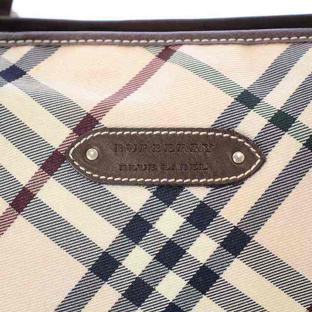 BURBERRY BLUE LABEL(バーバリーブルーレーベル)のバーバリーブルーレーベル ハンドバッグ トートバッグ ノバチェック ナイロン レディースのバッグ(トートバッグ)の商品写真