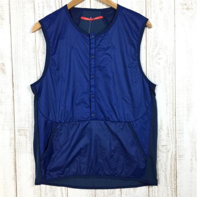 MENs M  マーモット × Highland Designs アルファ グリッド ベスト Alpha Grid Vest ポーラテック アルファ インサレーション パワーグリッド フリース ハイランドデザインズ ハイカーズデポ MARMOT TOMLJL20 RONV ブルー系