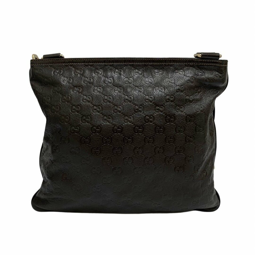 極 美品 GUCCI グッチ シマ GG ロゴ レザー 本革 ショルダーバッグ