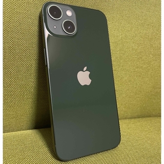 アイフォーン(iPhone)の【極美品】iPhone13 128GB グリーン(スマートフォン本体)