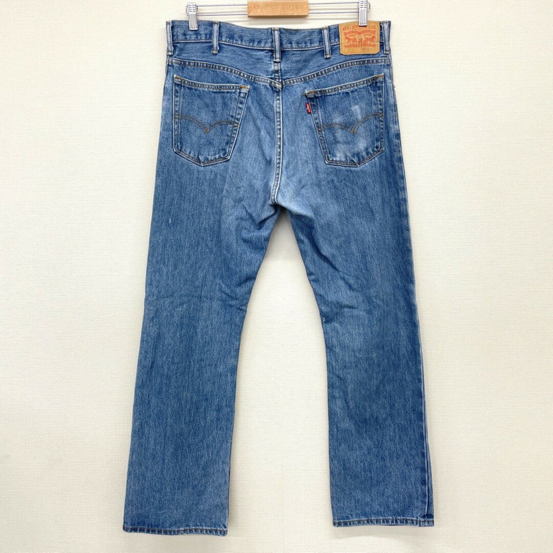 LOUIS VUITTON 2022AW Destroyed Carpenter Bell Bottom Denim 1AAHO6 ルイヴィトン デストロイカーペンターベルボトムデニムパンツ ジーンズ 花柄 総柄 モノグラム リペア加工 再構築 ボーダー ボタンフライ インディゴ サイズ33【230906】【新古品】【me04】