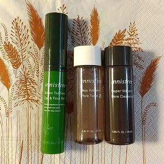 イニスフリー(Innisfree)のイニスフリー　グリーンティーシード　アイ&フェイスボール　トナー　クレンジング(化粧水/ローション)