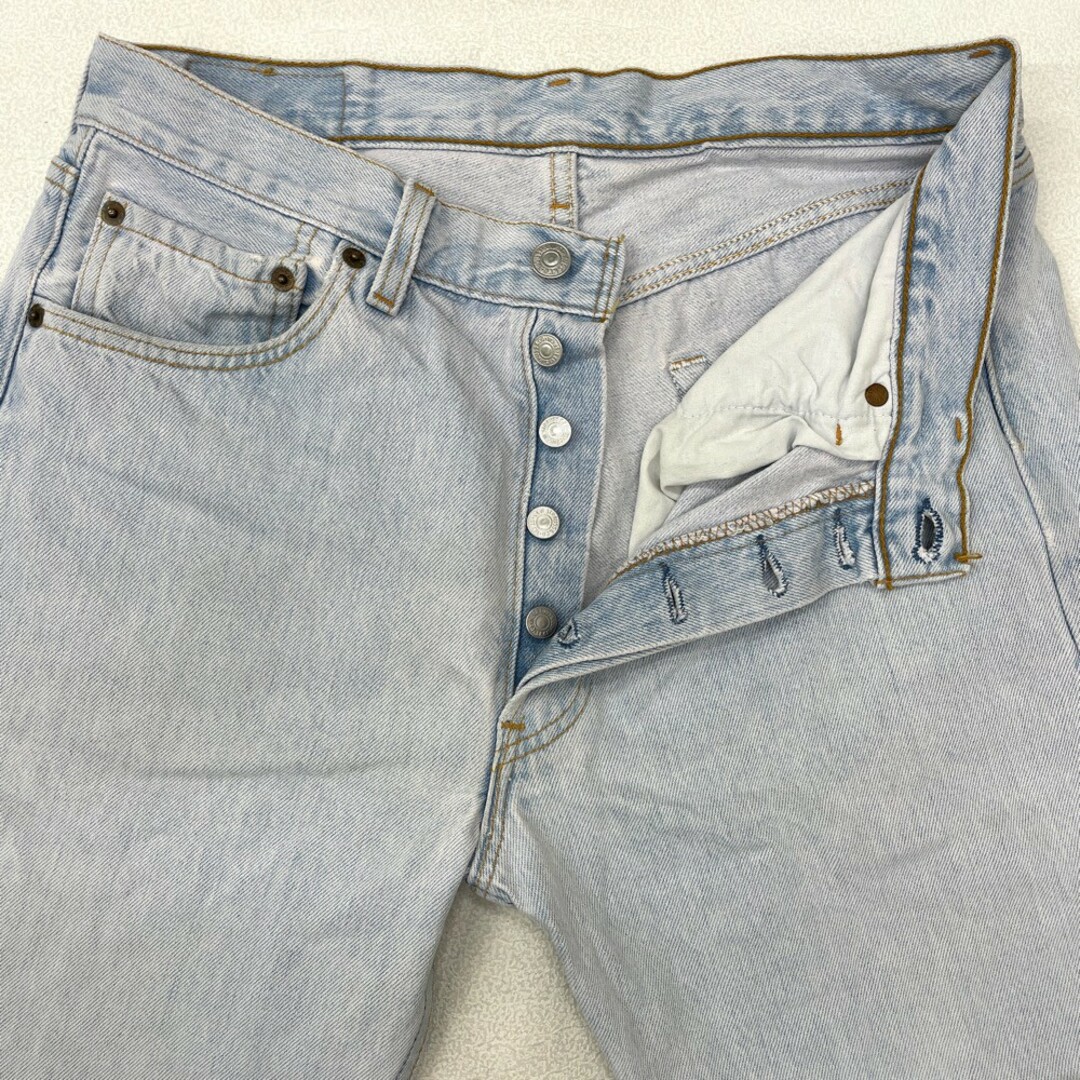 リーバイス Levi's 501 デニム パンツ 色落ち サイズ：W31 L31.5 インディゴ MADE IN U.S.A【Levis】 【中古】