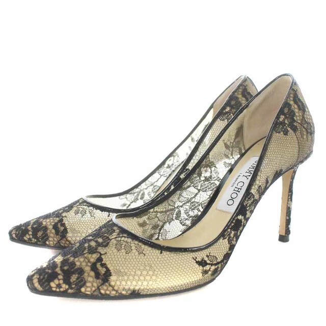 JIMMY CHOO ROMY 85 パンプス ポインテッドトゥ 38 25cm 2022高い素材