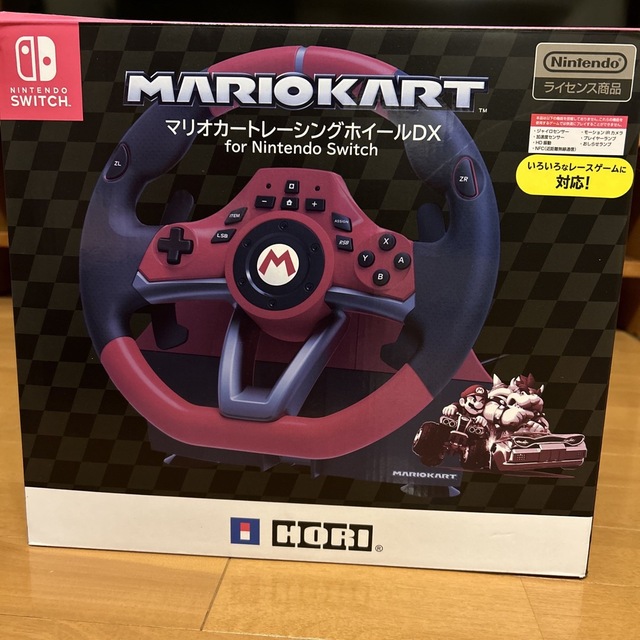 マリオカート レーシングホイール DX ハンドル switch 【美品】の通販 by harumama5547's shop｜ラクマ