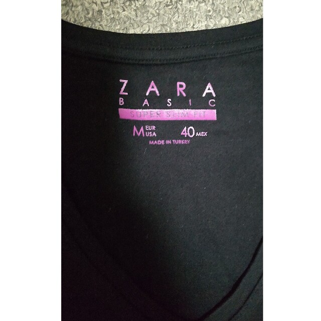 ZARA(ザラ)の未使用品 ZARA メンズ スーパースリム Tシャツ メンズのトップス(Tシャツ/カットソー(半袖/袖なし))の商品写真