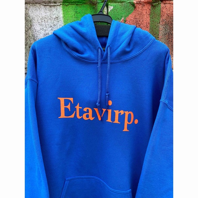 専用 Etavirp Logo Hoodie.(Navy × White) XL - パーカー