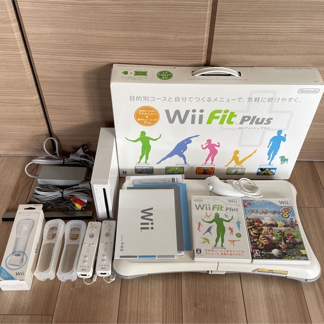 USED★任天堂★Wii Fitセット☆Wii本体&バランスボード&ソフト2本 | フリマアプリ ラクマ