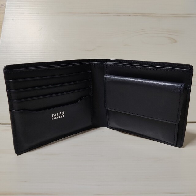 TAKEO KIKUCHI(タケオキクチ)のタケオキクチ TAKEO KIKUCHI 紳士財布 二つ折り 折り財布 メンズのファッション小物(折り財布)の商品写真