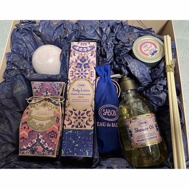 SABON アロマブラッシュグルマン ギフトセット - ローション