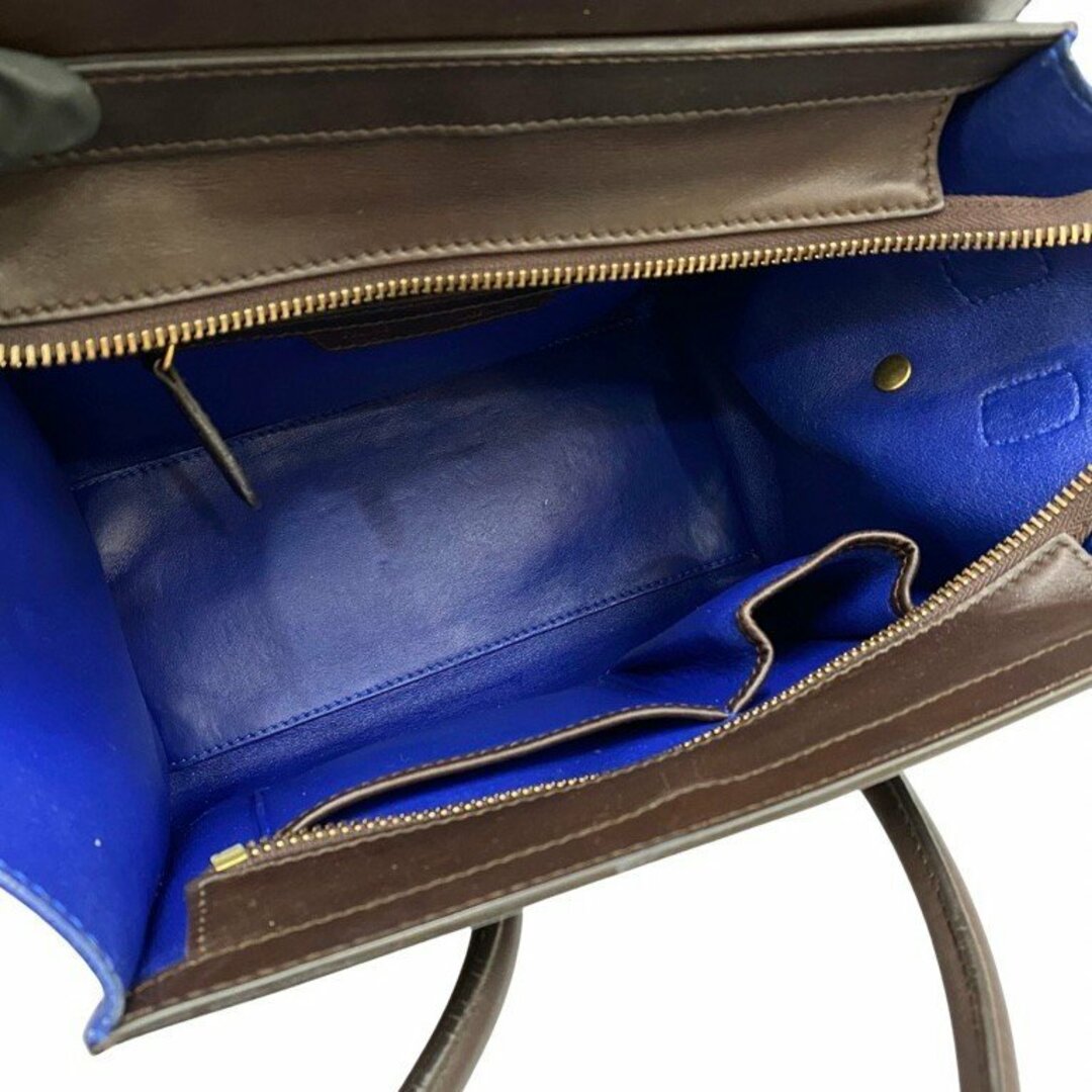 ポイント5倍 極 美品 CELINE セリーヌ ラゲージ マイクロ ショッパー