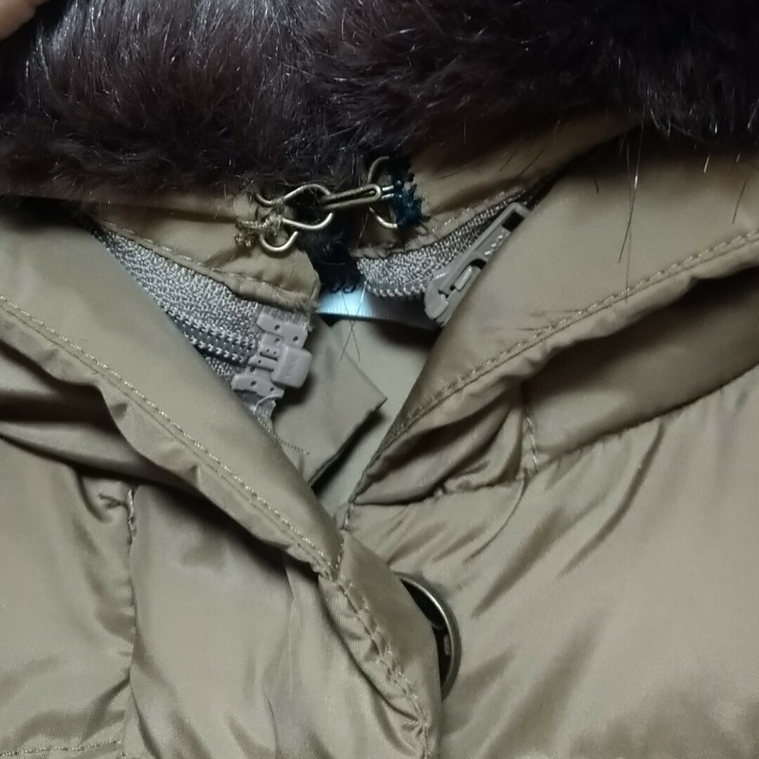 ダウンコート　ブラウン　Mサイズ レディースのジャケット/アウター(ダウンコート)の商品写真