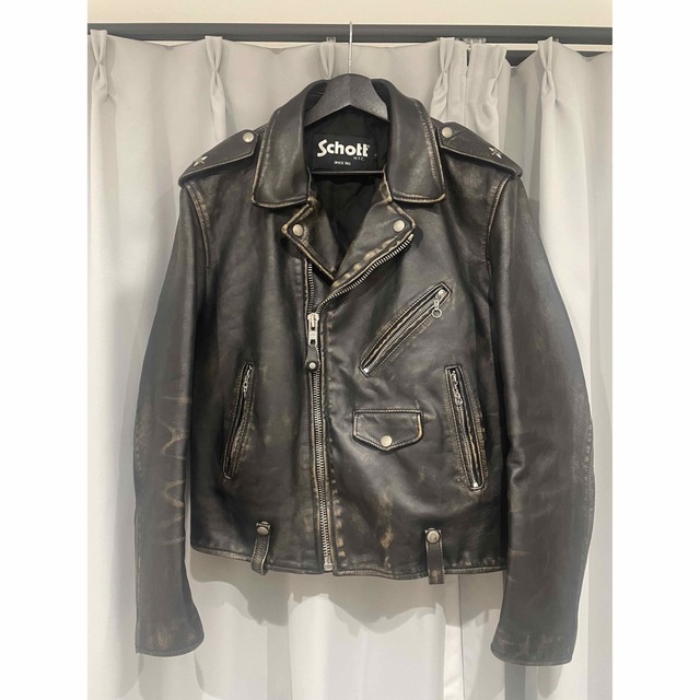 Schott×SAINT MICHAEL 1 Onestarレザー ジャケット | tspea.org
