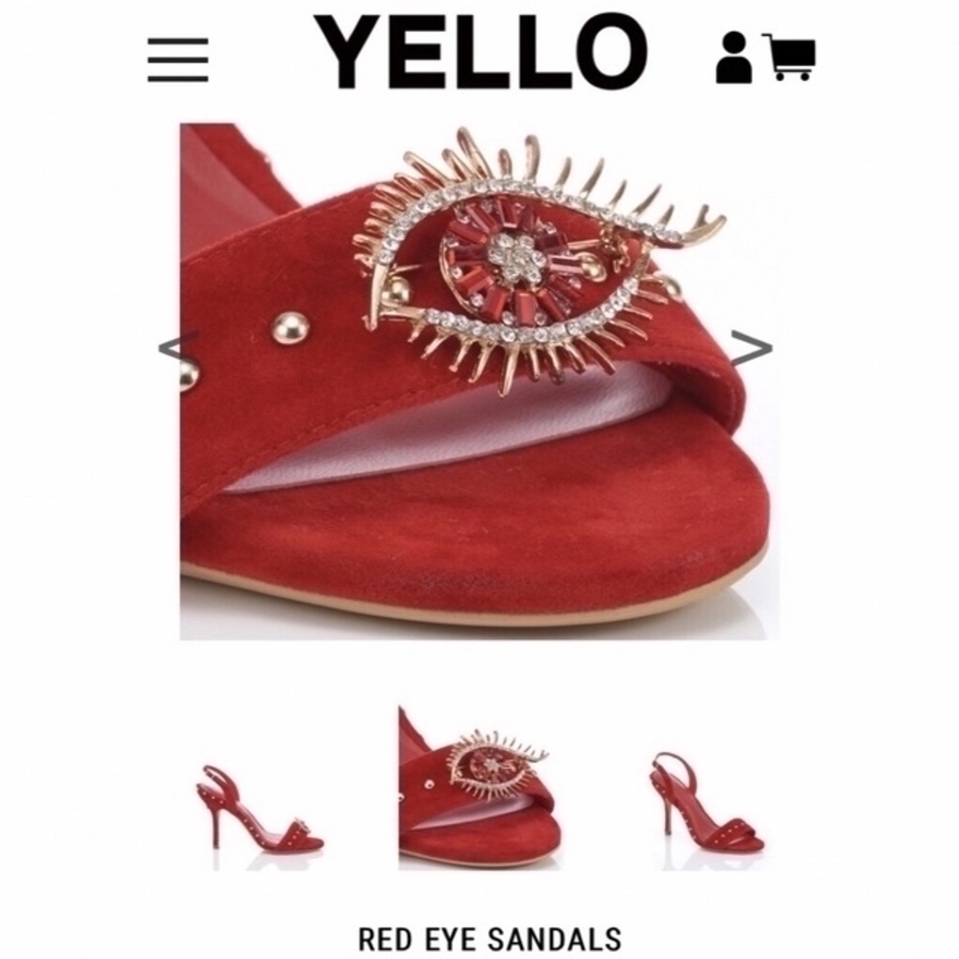 Yellow boots(イエローブーツ)のフリマサイト最安値！新品未開封品♥Yello♥RED EYE SANDAL/S レディースの靴/シューズ(サンダル)の商品写真