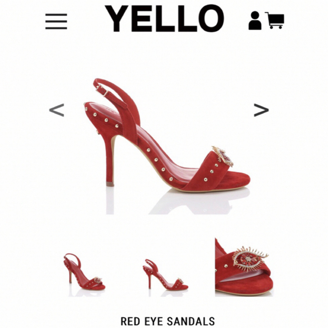 Yellow boots(イエローブーツ)のフリマサイト最安値！新品未開封品♥Yello♥RED EYE SANDAL/S レディースの靴/シューズ(サンダル)の商品写真