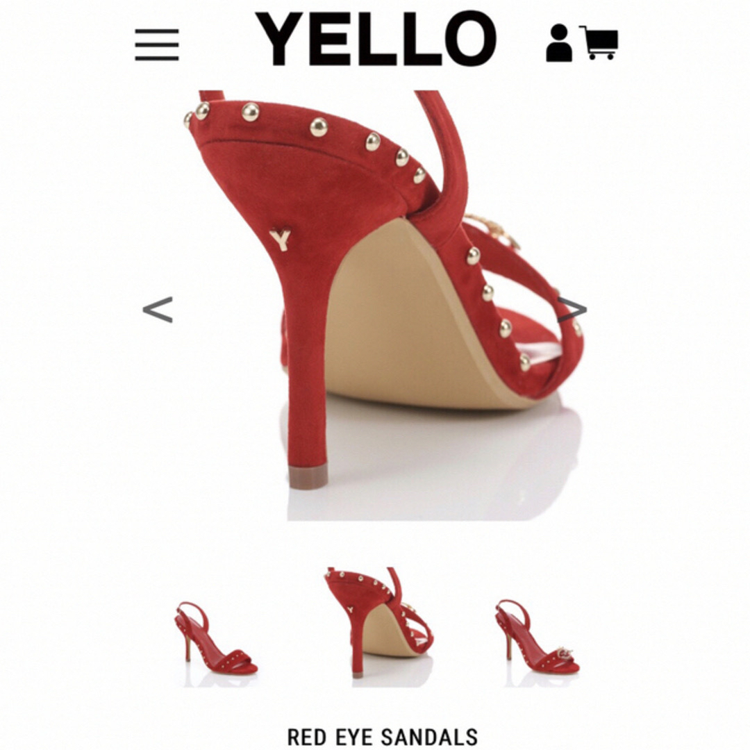 Yellow boots(イエローブーツ)のフリマサイト最安値！新品未開封品♥Yello♥RED EYE SANDAL/S レディースの靴/シューズ(サンダル)の商品写真