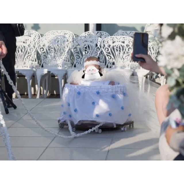【リングボーイ】歩行器&歩行器カバーセット 結婚式