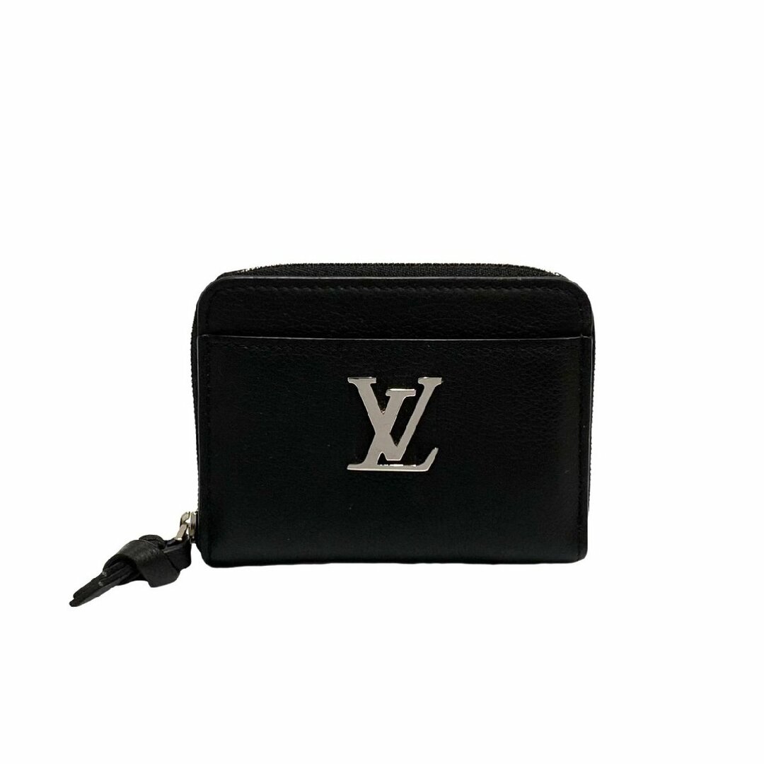 極 美品 保存箱 保存袋付 LOUIS VUITTON ルイヴィトン ロックミー ジッピー コインパース レザー ラウンドジップ 小銭入れ 財布 黒 26126