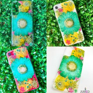ハンドメイド押し花スマホケース(ガーベラ) - www.ecotours-of-oregon.com