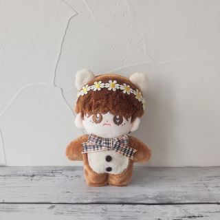 pucoo様専用🐻バブバブてでぃ花かんむり🧸🌼10cm 手作り小物(アイドルグッズ)