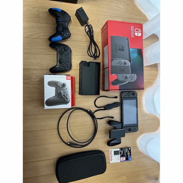 Switch(スイッチ)本体、ダウンロードソフト、プロコン、その他のセット