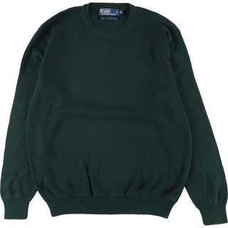 ラルフローレン(Ralph Lauren)の古着 ラルフローレン Ralph Lauren POLO by Ralph Lauren コットンニットセーター メンズM /eaa314589(ニット/セーター)