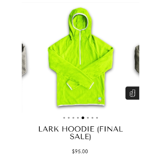 アウトドアsenchi designs LARK HOODIE Lサイズ Neon